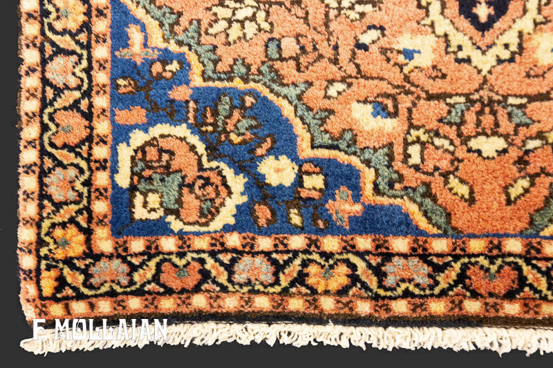 Pair of Small Antique Persian Saruk Farahan Rugs n°:49141240